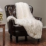 Ivory fur rug