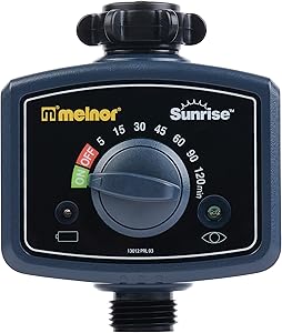 Melnor Sunrise Morning Water Timer - Automatically Water Your Lawn and Garden When Sun Rises