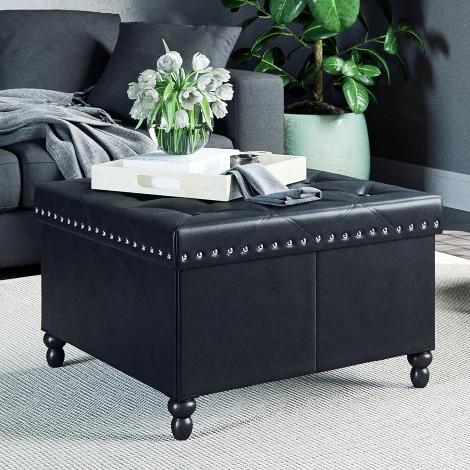 Best leather storage end table