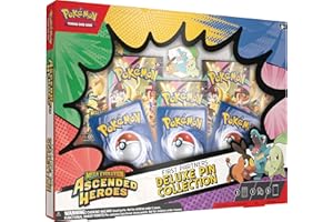 Pokémon TCG: Mega Evolution—Ascended Heroes First Partners Deluxe Pin Collection (3 Foil Promo Cards, 1 Deluxe Pin & 5 Booster Packs