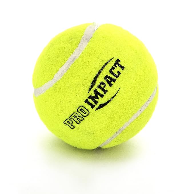 Pro Impact Heavy Cricket Tennis Balls (6 Balls) Sports