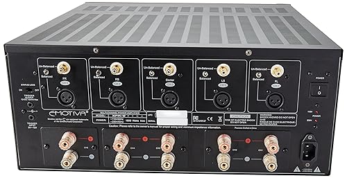 【値下げ！】EMOTIVA XPA-5 サラウンド (5チャンネル) パワーアンプ Emotiva | XPA-5 Gen3 5 Channel Audiophile Home Theater Power