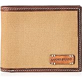 Lucky Brand Men's Bifold Wallet | ID Window | Card Slots | Genuine Leather | Organization | Durable | Stylish