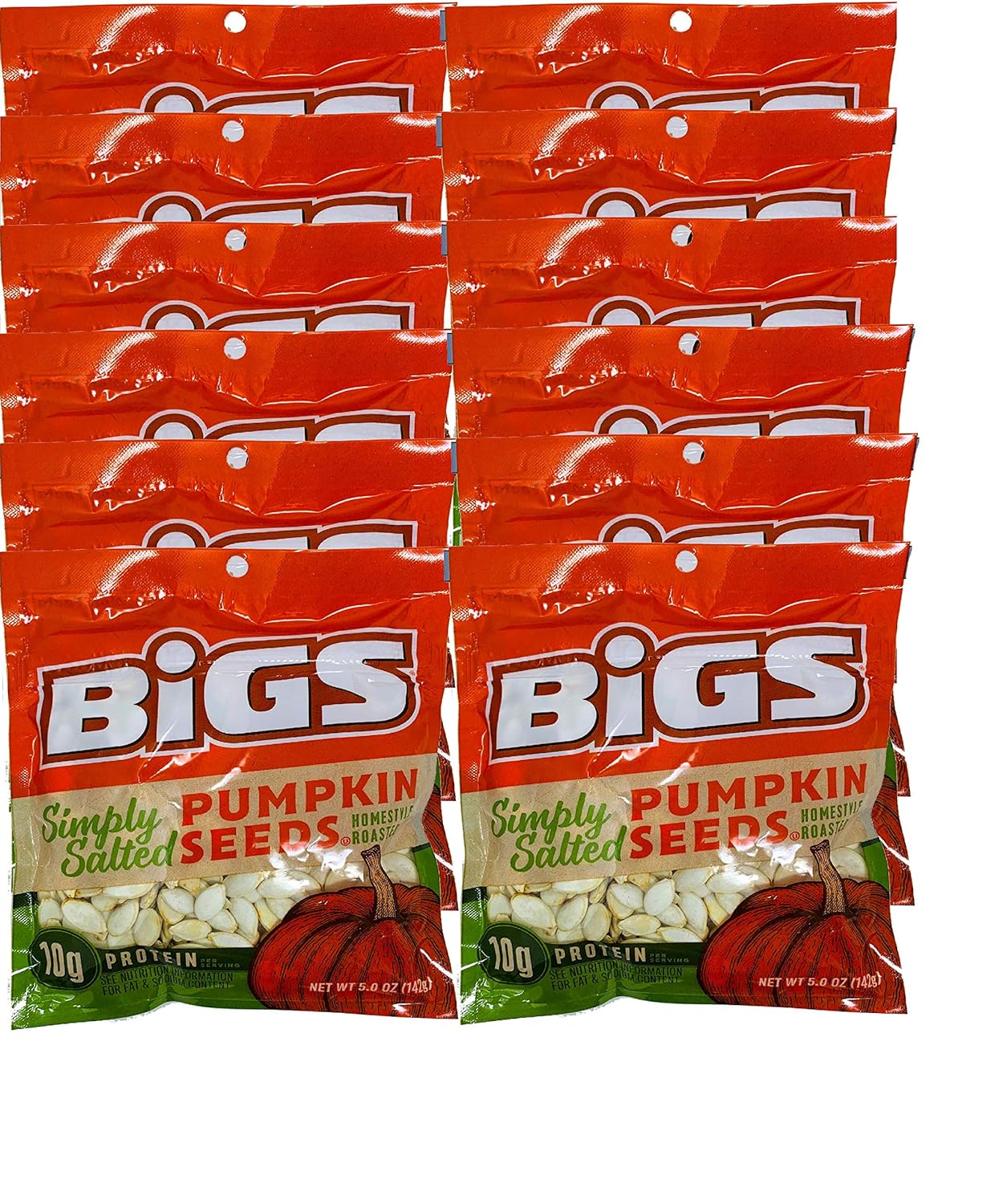 NEW BIGS Simply Salted Pumpkin Seeds A 5 oz Bag Of