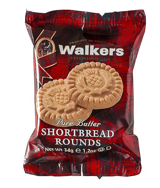 WALKERS SHORTBREAD ROUND, 1.2 OZ