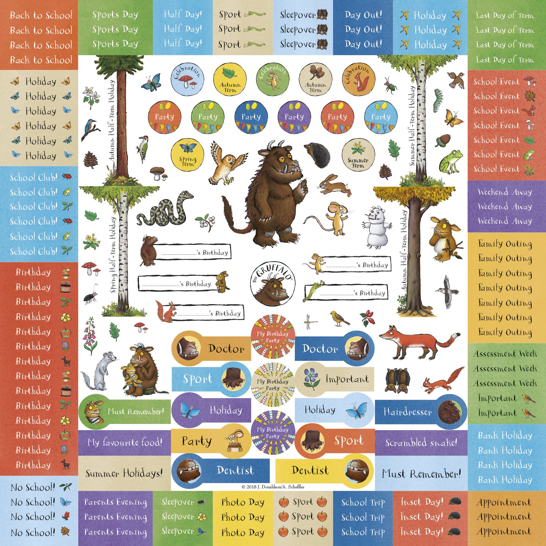 2019 Gruffalo Family Planner 30 X 30 Cm Teneues Calendars Stationery 4002725958136 Amazon Com Books