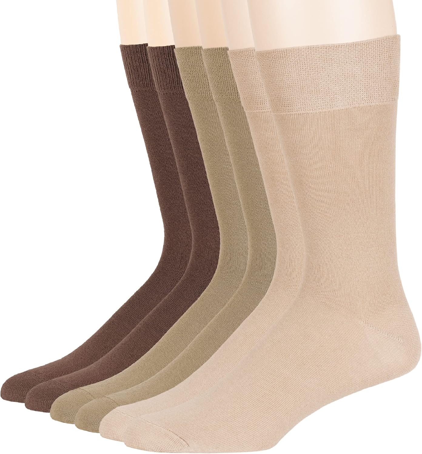 7BigStar Men's Dress Socks Cotton 6 pack Thin Business Crew Casual Brown, Beige, Light Beige 7BigStar Men's Dress Socks Cotton 6 pack Thin Business Crew Casual Brown, Beige, Light Beige