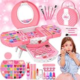 GOLMUD 66 Pcs Kids Makeup Set Portable Stand for Girls 3-12 Years view 1