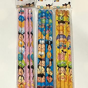 Amazon ツムツム 鉛筆 ２４本セット ２b ディズニー Tsum Tsum 文房具 オフィス用品 文房具 オフィス用品