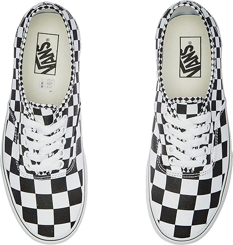 vans authentic black and white canvas skate shoes