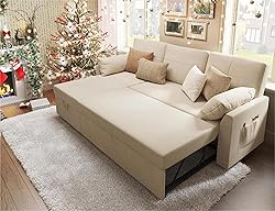 PaPaJet Sofa Bed, Sofa Sleeper with Storage
