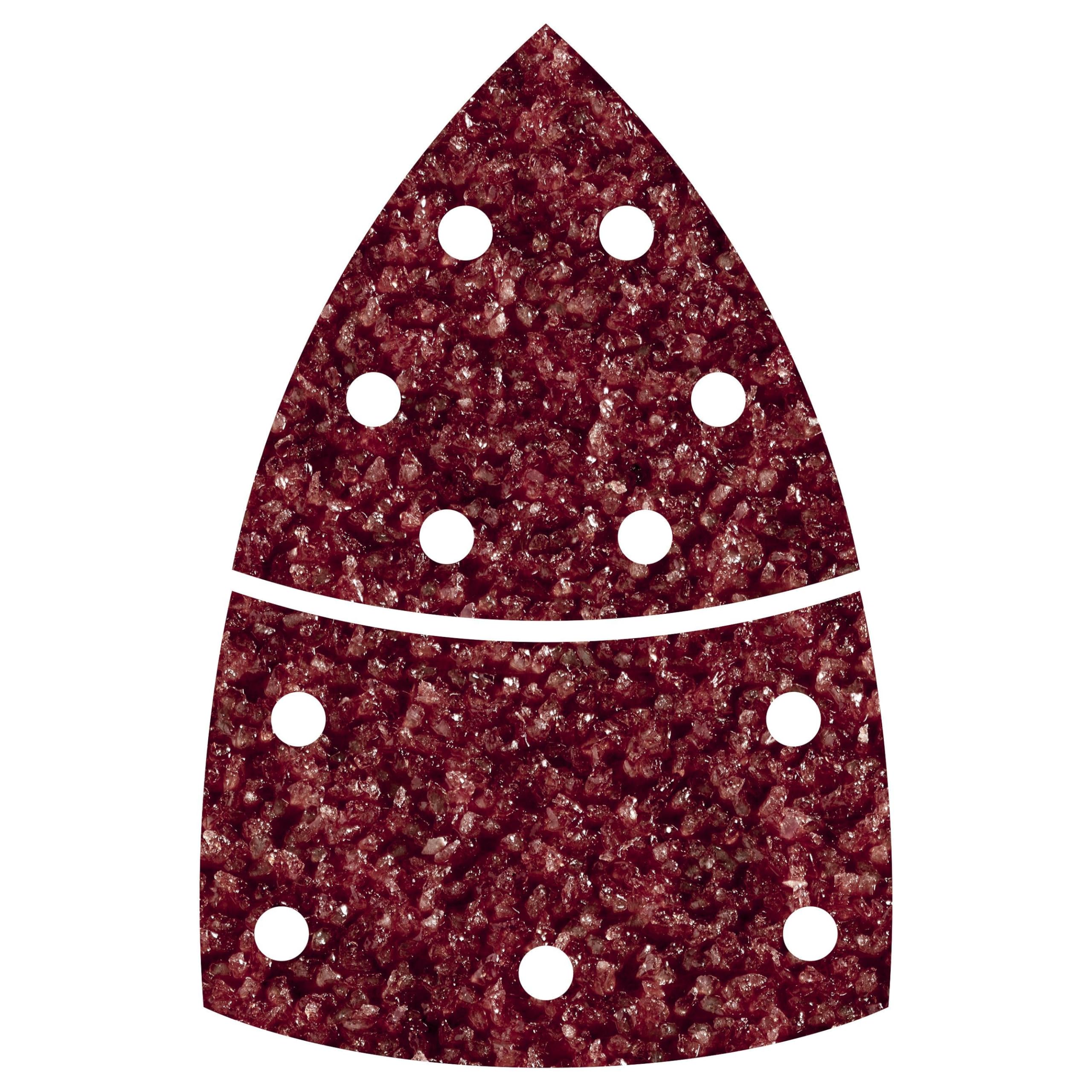 wolfcraft 10 Easy-Fix Sanding Sheets 2 Pcs. for Wood/Metal, grain 40 I 1811000