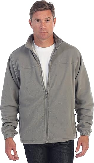 full zip polar fleece jacket