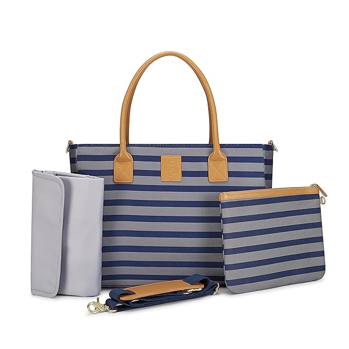 Bambalino Luxury Canvas and Genuine Leather Extra Large