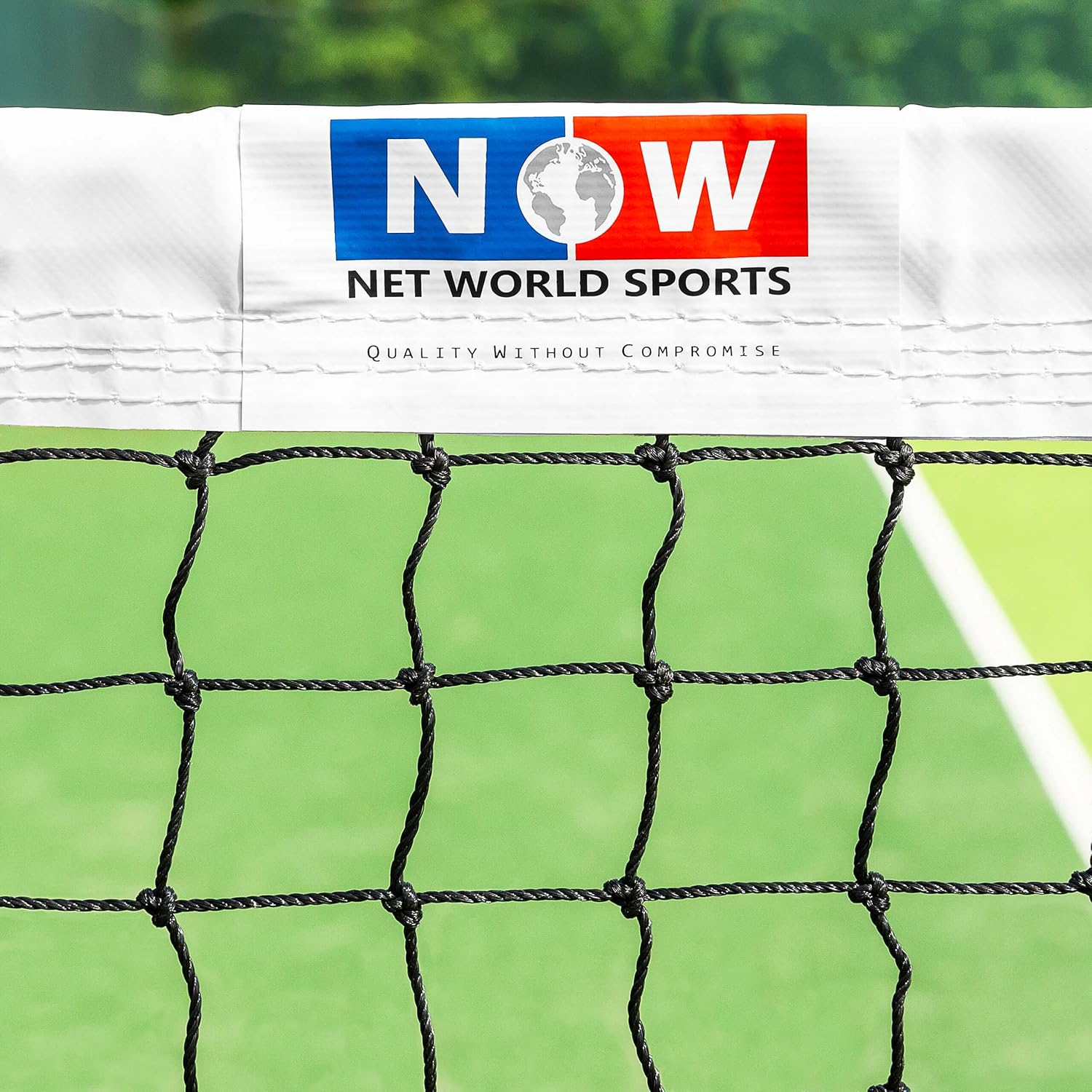 Vermont 2mm Tennis Net [9lbs] - 42ft Wide Doubles Regulation Net : Sports & Outdoors