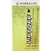 Herbalife Liftoff ! Lemon-Lime Blast - 10 PK - An Energy Drink Tablet That Provides A Mind And Body Boost