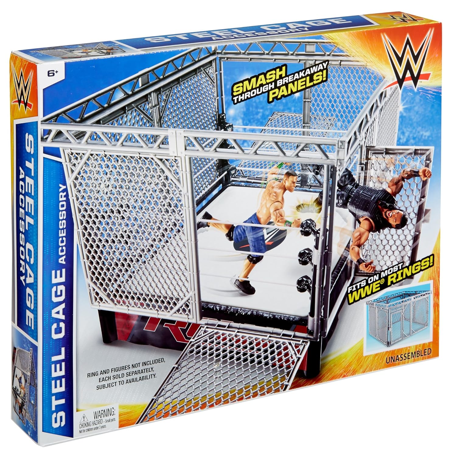 wwe steel cage toy walmart