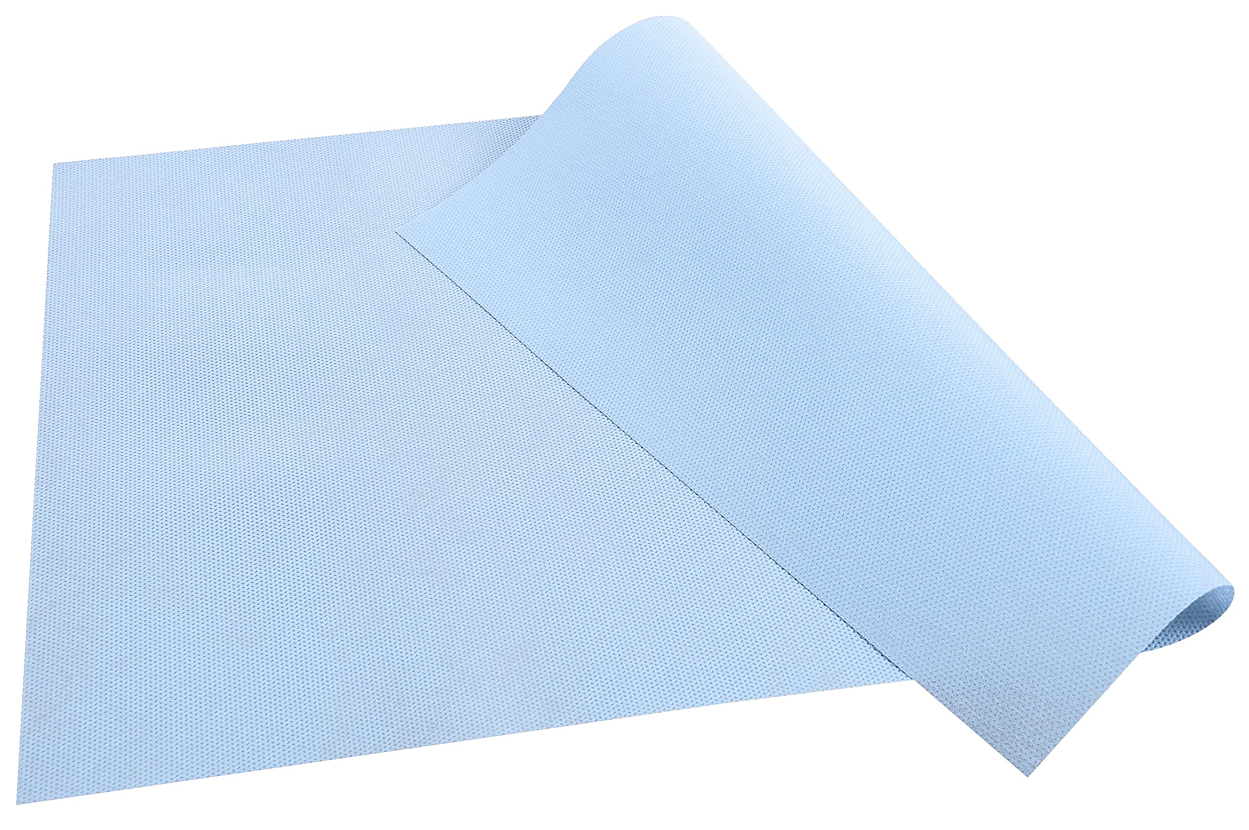 spun bound non-woven placemat - Tear-proof, water-repellent and wipe able fabric - Size 30X40 - Made in France - In tray of 100 placemats - sky blue (pastel)