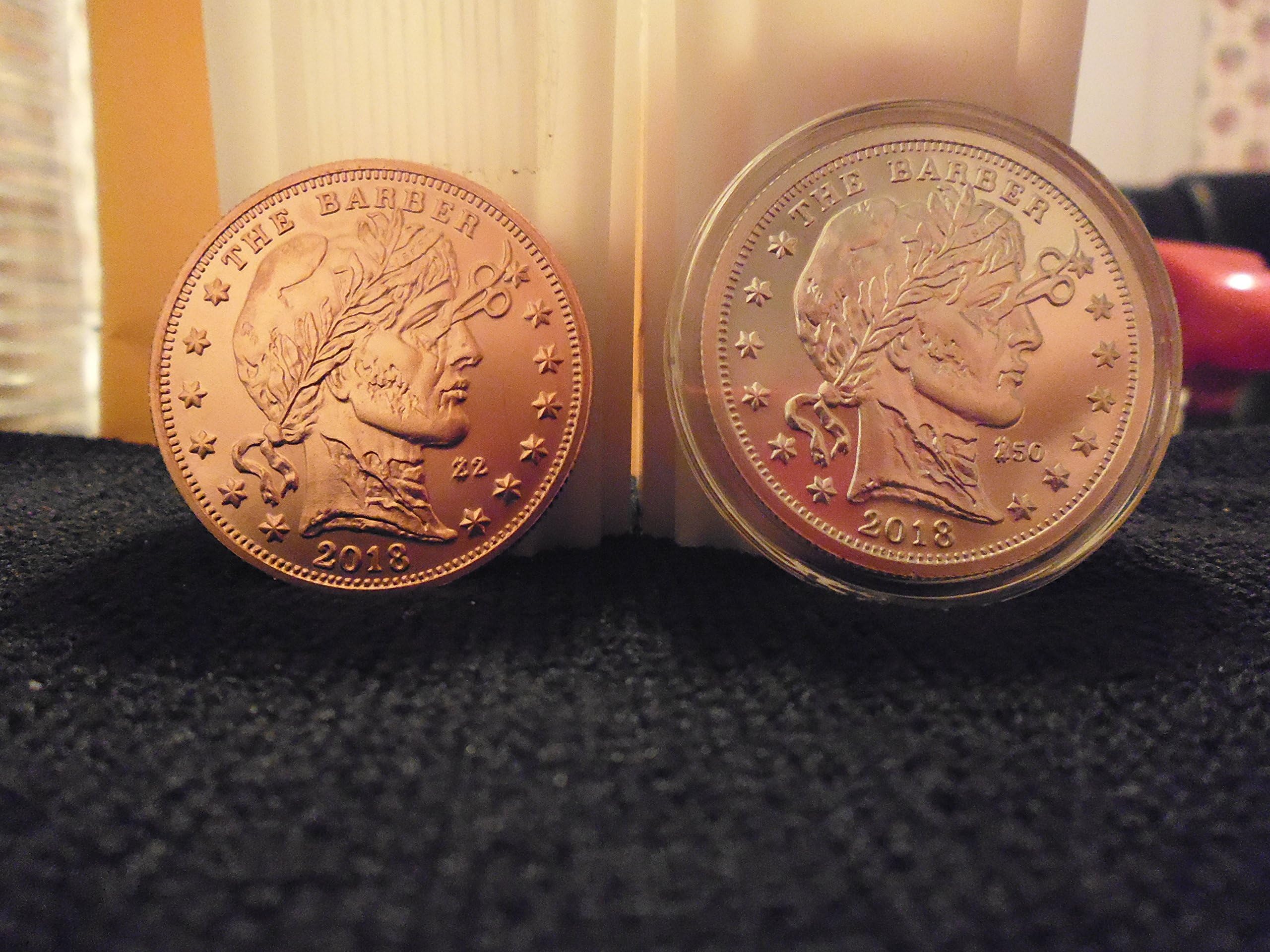 Zombucks Barber 1 oz Silver 1 oz Copper