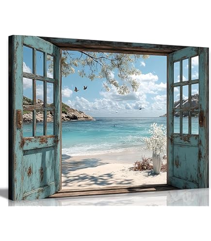 Amazon.com: Open Window to Ocean Islets Oversized Landscape Wall Amazon.com: Open Window to Ocean Islets Oversized Landscape Wall