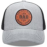 Trucker Hat Baseball Cap for Men, Worlds Best Dad Ever The Myth The Legend Unique Dad Gifts from Daughter Son
