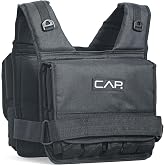 CAP Adjustable Weighted Vest 20&ndash;150 lbs for Strength Training, Running &amp; Workouts, Weight Vest for Men &amp; Women, Fitness Training Vest