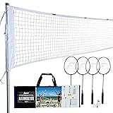 Franklin Sports Badminton Net Set - 4 Aluminum