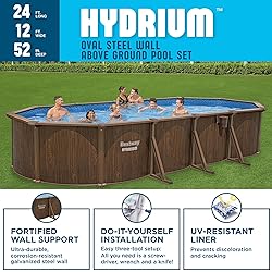 Bestway Hydrium 24' x 12' x 52" Oval Above Ground