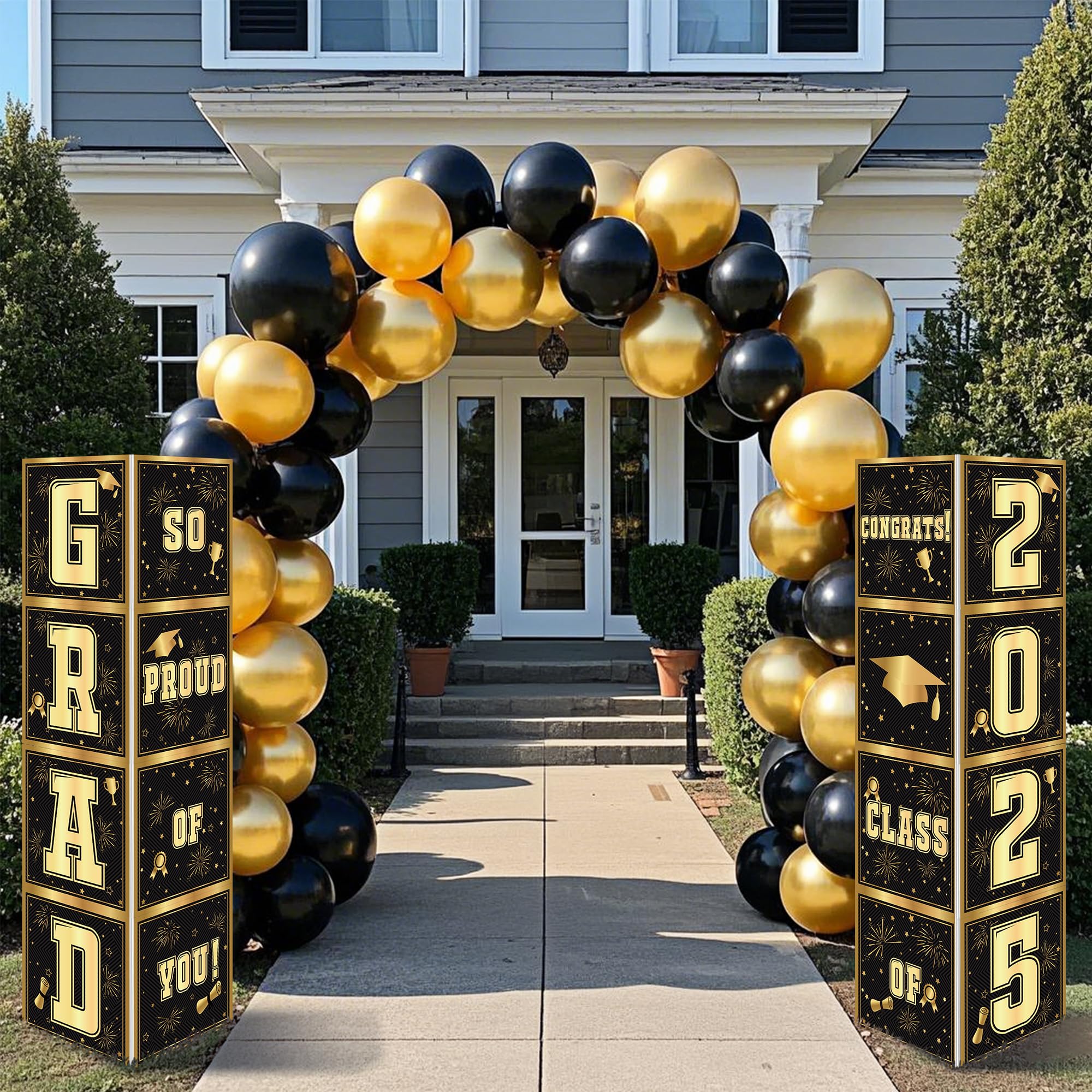 Vivantia 8 Pieces Extra Large 2025 Graduation Yard Signs 47 Inch Class ...