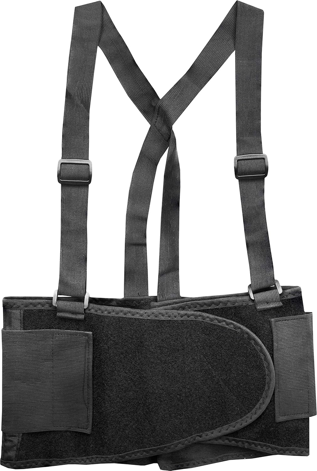 Ironwear 1900 Back Support Lumbar Belt with Adjustable Straps (Black, Medium): Industrial & Scientific