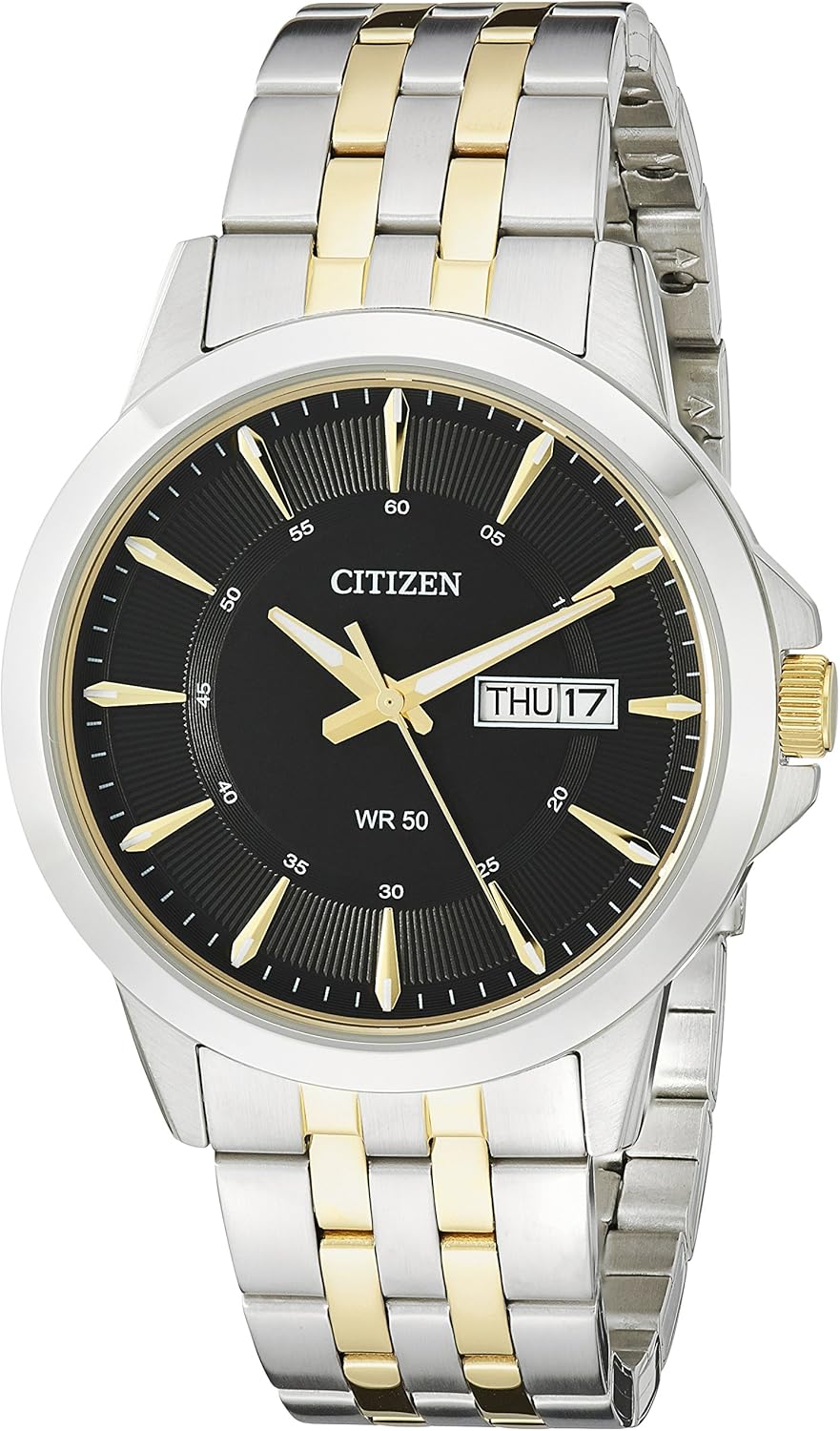 Citizen Men's Quartz Stainless Steel Watch with Day/Date, BF201852E