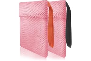 Beiskll 2 Pack Soap Bag Gentle Roughness,Bar Soap Pouch Saver Pocket,Body Scrubber Shower Sponge Loofah,Exfoliating Bath Sponge (Pink)