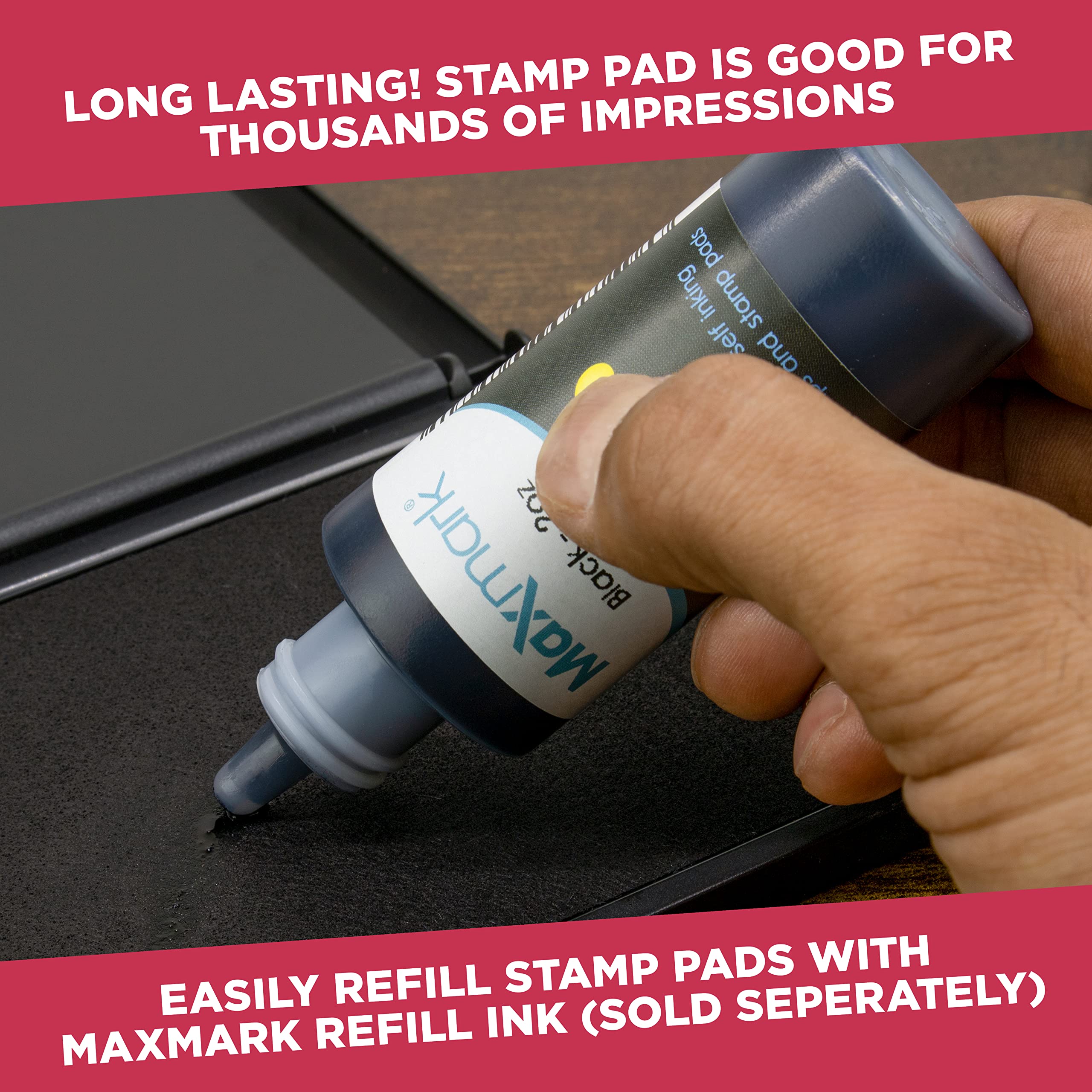 Large Premium Black Ink Stamp Pad - 5