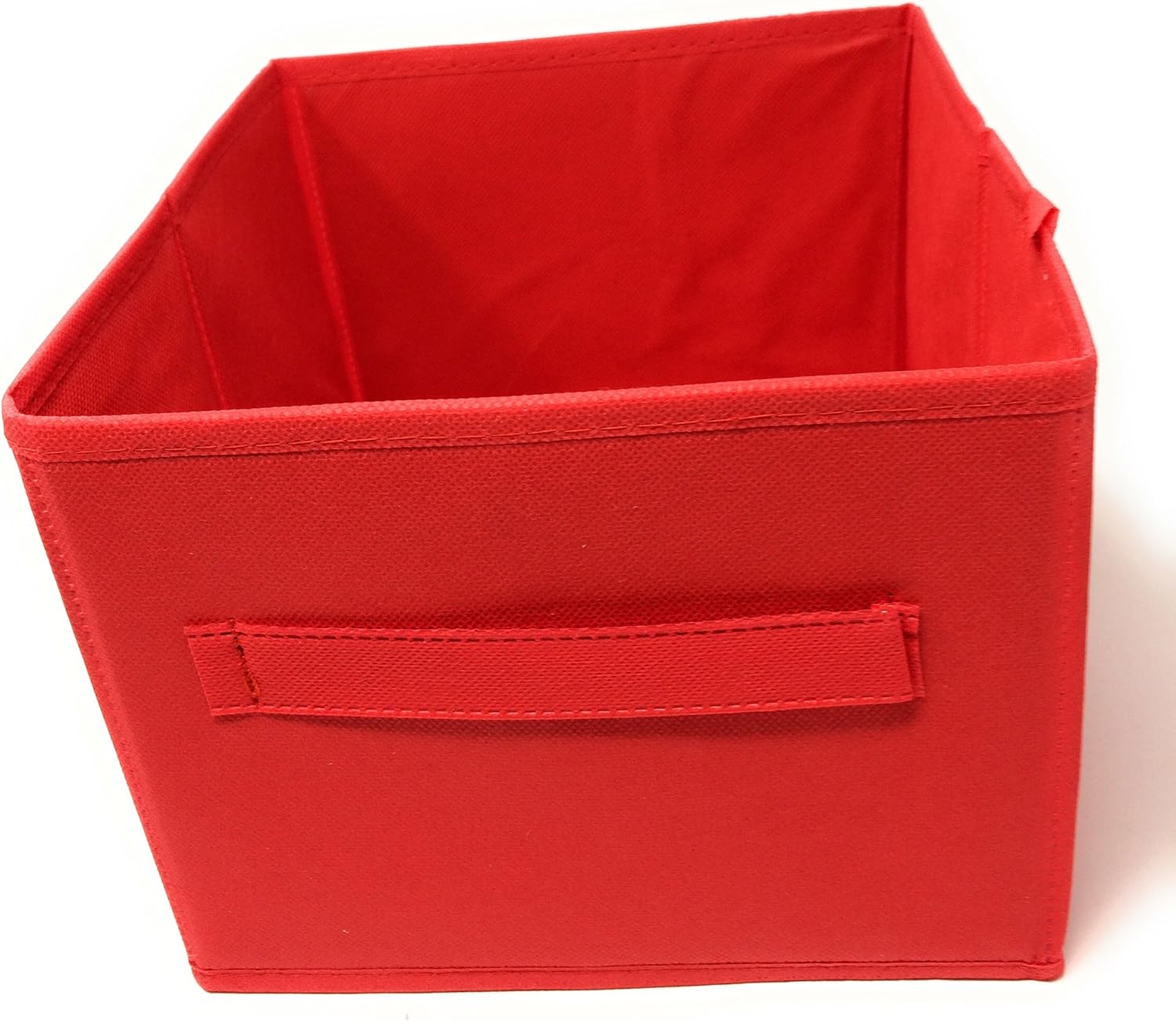Essentials Red Collapsible Storage Containers with Handles