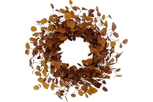 Furisin 20" Fall Wreath Autumn Wreath for Front Door Indoor and Outdoor Farmhouse Home Wall Gallery Festive Porch Decoration