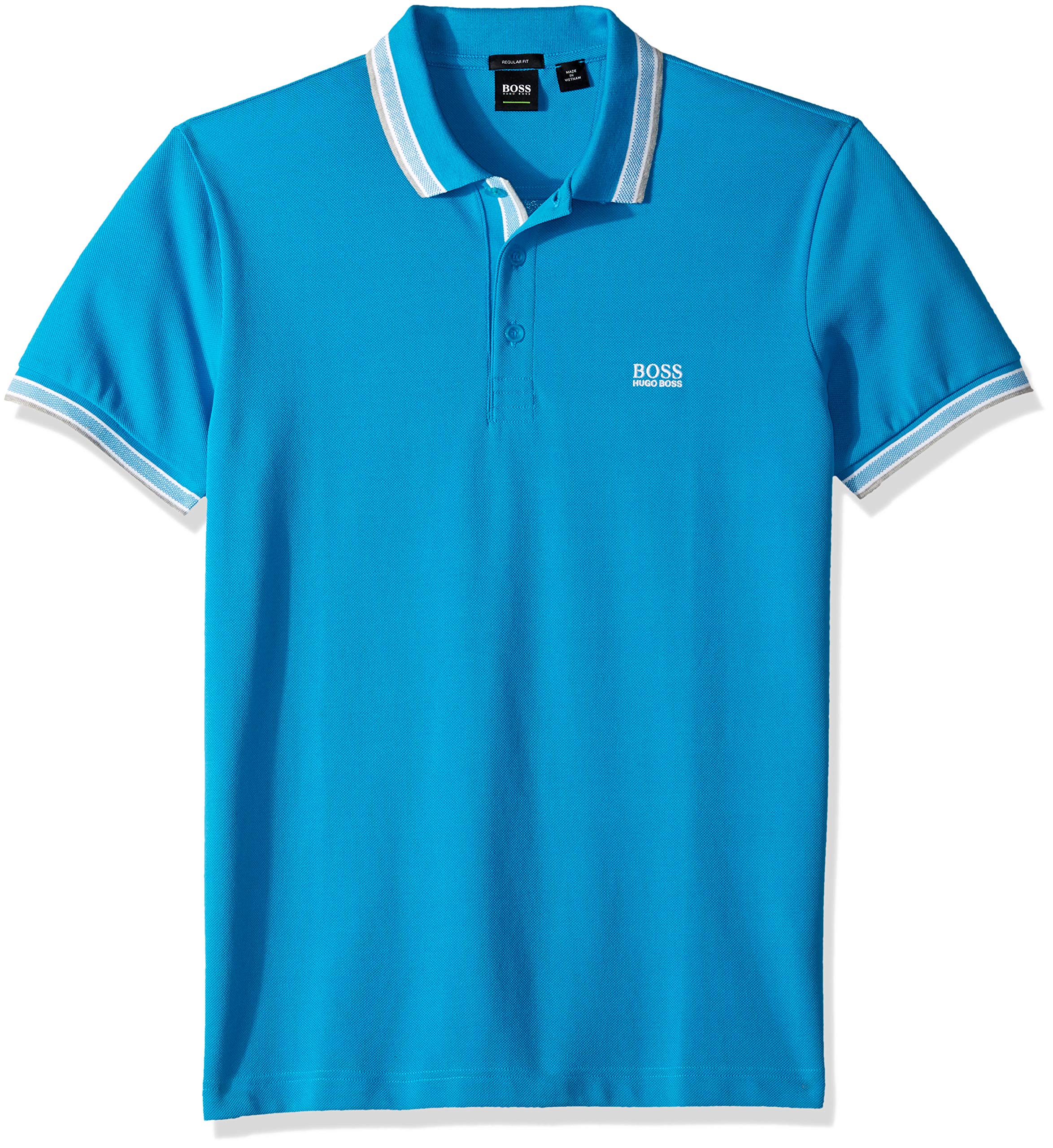Photo 1 of BOSS Green Men's Paddy Polo Shirt Shirt, Bright Blue, M