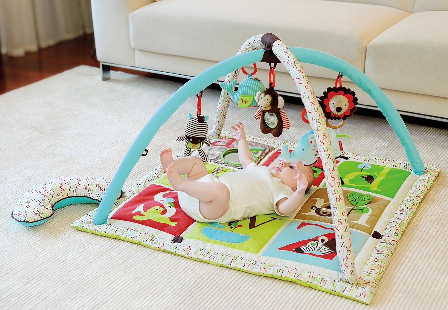 skip hop alphabet zoo activity baby gym