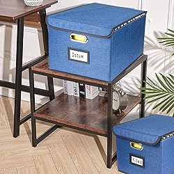 Desihum Collapsible File Organizer Box, filing