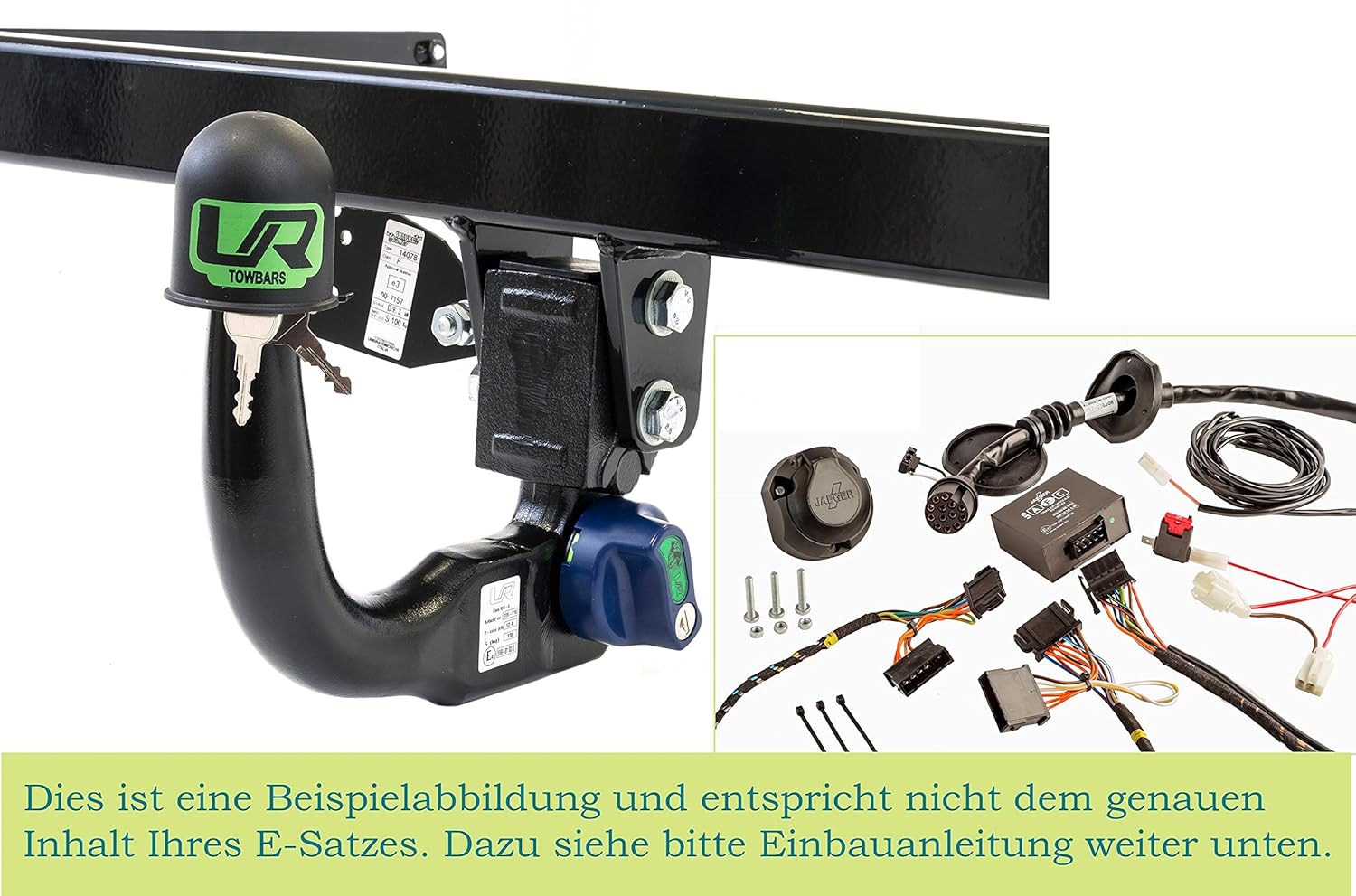UmbraRimorchi AHK Vertikal Abnehmbare Anhängerkupplung mit 13p Spezifischer ESatz