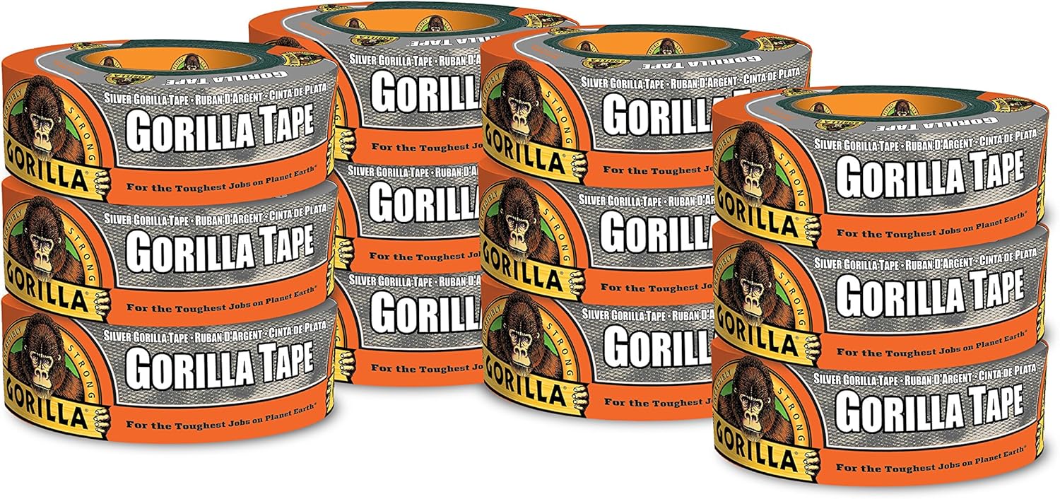 Amazon Co Jp ゴリラダクトテープ 12 Pack シルバー Tv5986 12 12 文房具 オフィス用品 Amazon Co Jp ゴリラダクトテープ 12 Pack シルバー Tv5986 12 12 文房具 オフィス用品