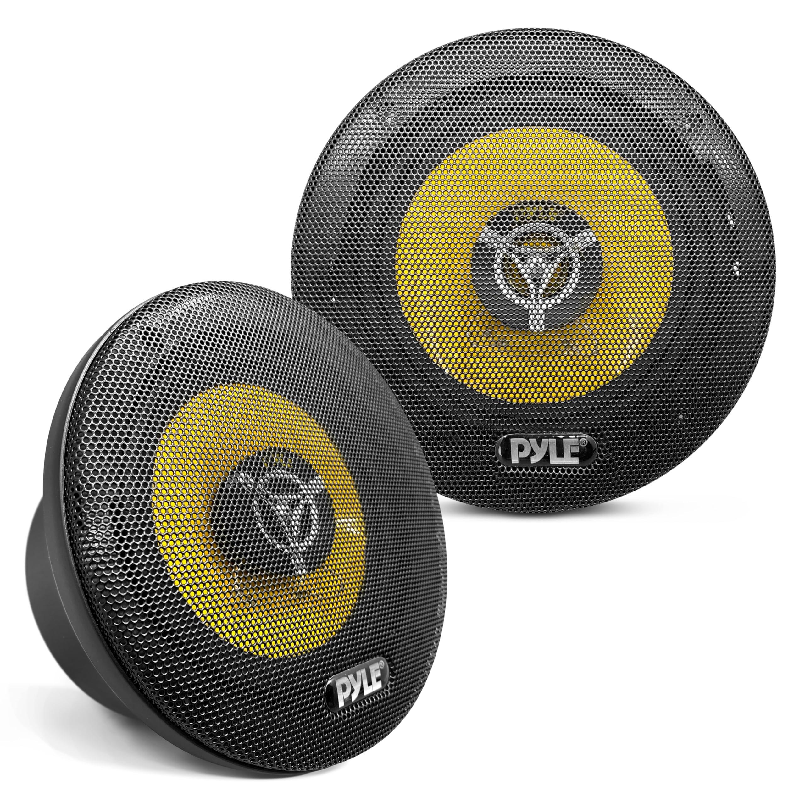 Pyle, 2-Way Car Speaker System, 17cm-240W Car Stereo Speakers, 4-ohm Sub Sound Speaker, Coaxial Loud Pro Audio, Quick Replacement Component Speaker, Car Door/Side Panel Mount Compatible, 2pc