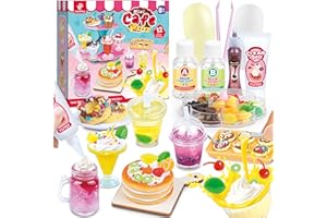 COLOPLAY 12 Making Miniature Food Toys Set, DIY, Resin Play, NOT Edible, Kitchen Mini Pretend Play Food Set for Kids Age 8-13, Birthday for Girls, 8 9 10, Make Your Food