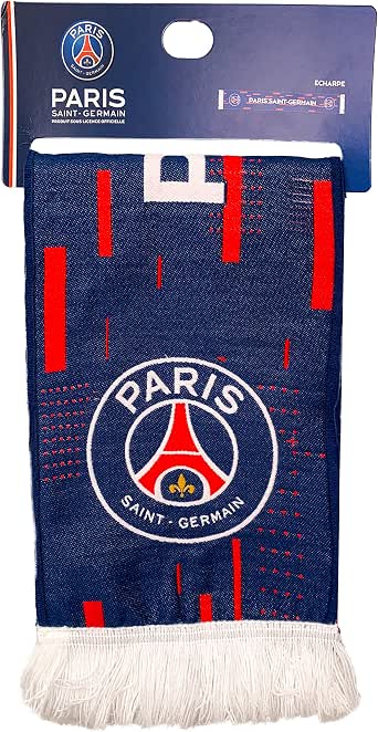 Amazon.com: PSG Scarf, Paris Saint Germain Knitted Scarf, Imported ...