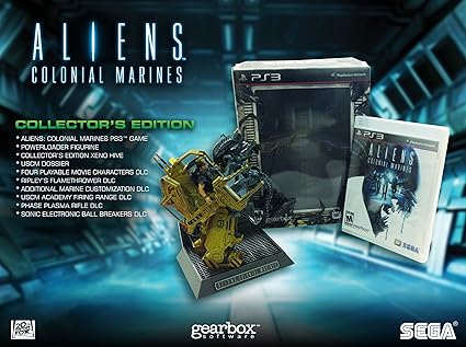 aliens colonial marines statue