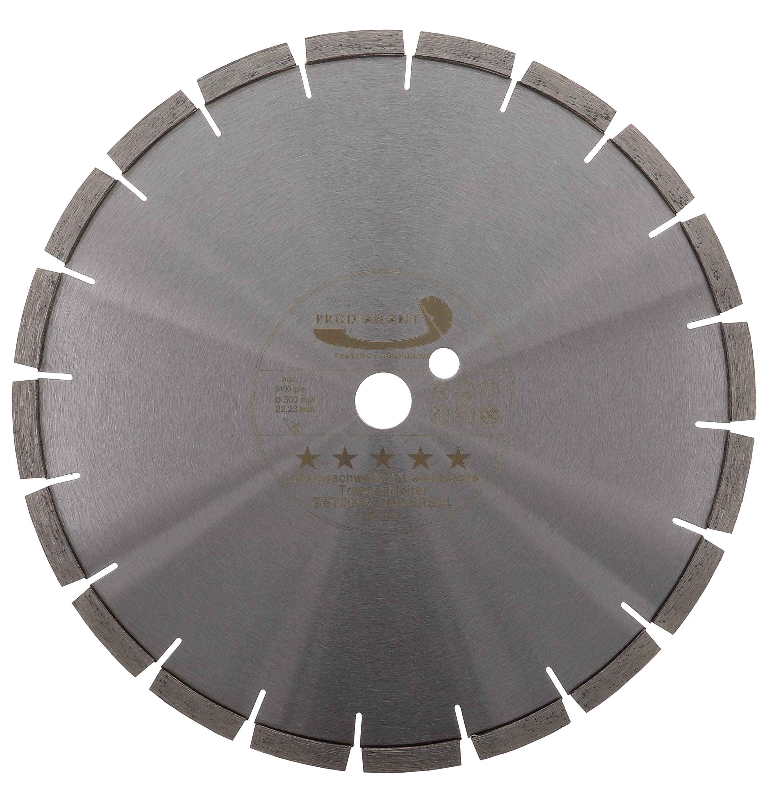 PRODIAMANT Diamond Cutting Disc Concrete Electric Blade 300 mm (305) x 22.23 mm Diamond Cutting Disc Suitable for Electric Grout Cutters and Cutting Grinder