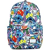 Wondapop Disney Lilo and Stitch Artistic 17" Full Size Nylon Backpack