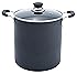 T-fal A92280 Specialty Total Nonstick Dishwasher Safe Oven Safe Stockpot Cookware, 12-Quart, Black