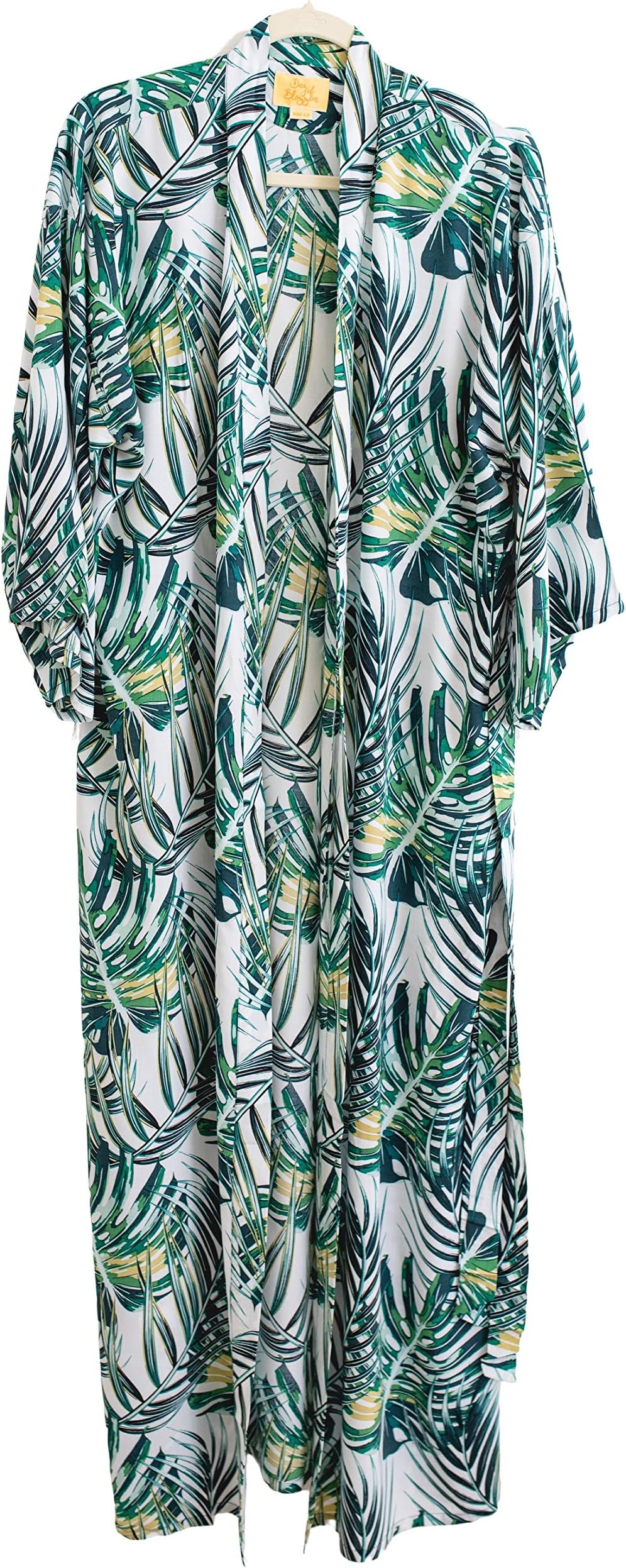 Tropical Mommy Robe and Swaddle Hat or/and Headband Sets - Delivery Robes for Hospital Maternity and Swaddle