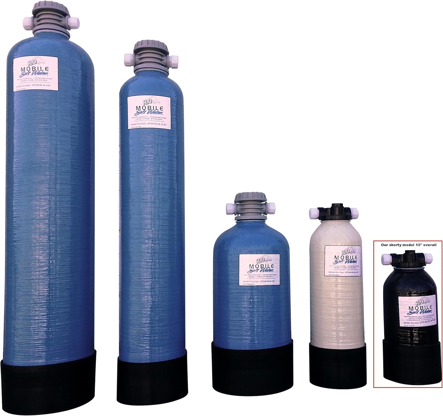 Mobile-Soft-Water Portable Softener 3.2 Kgr Shorty for Rv and Other Tight Spaces and Day Trips: Automotive