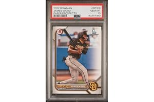 HOFSM.COM HALL OF FAME SPORTS MEMORABILIA Graded 2022 Topps Bowman James Wood #BP108 Paper Prospects Rookie RC Baseball Card PSA 10 Gem Mint